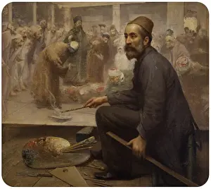 Palette Prints: Self Portrait, by Fausto Zonaro