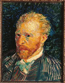 Vincent Van Gogh Prints: Self portrait, by Vincent Van Gogh