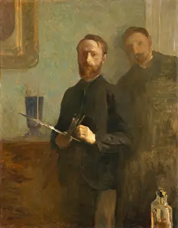 Lcgr1704 Prints: Self-Portrait with Waroquy, by Edouard Vuillard