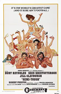 Sexual Prints: SEMI-TOUGH, US poster art, bottom from left: Burt Reynolds, Kris Kristofferson, 1977