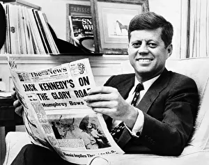 Hubert Prints: Sen. John Kennedy becomes the front-runner for the 1960 Democratic Presidential Nomination