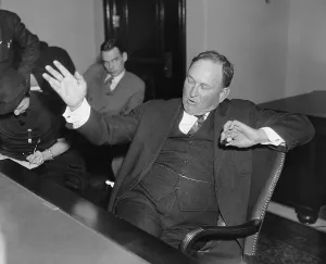 Gesturing Prints: Sen. Majority Leader Joe Robinson