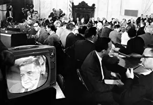 Testifying Prints: Senate Caucus Room during Joseph Valachi's testimony