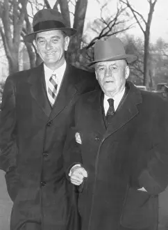 Rayburn Prints: Senate Majority Leader Lyndon Johnson (left) and Speaker of the House