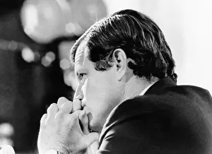 Edward Prints: Senator Edward Kennedy, appearing before Commission on Campus Unrest