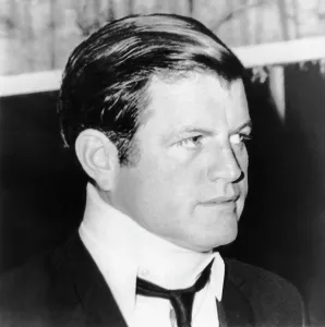 Scandal Prints: Senator Edward Kennedy, leaving Hyannis Port for Pennsylvania funeral of Mary Jo Kopechne