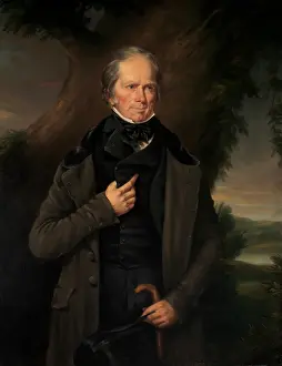 Overcoat Prints: Senator Henry Clay in 1843 portrait by Theodore Sidney Moise