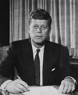 Speaking Prints: Senator John F. Kennedy, circa. 1956. Courtesy: CSU Archives/Everett Collection
