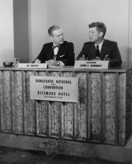 Media Prints: Senator John F. Kennedy on television show MEET THE PRESS
