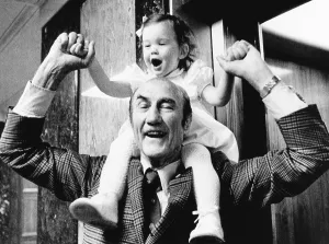 Shoulders Prints: Senator Strom Thurmond plays with his baby daughter Nancy Moore Thurmond
