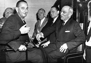 Truman Prints: Senators Walter George, Lyndon B