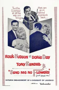 1964 Movies Prints: SEND ME NO FLOWERS, US poster art, fom left: Rock Hudson, Tony Randall, Doris Day, 1964