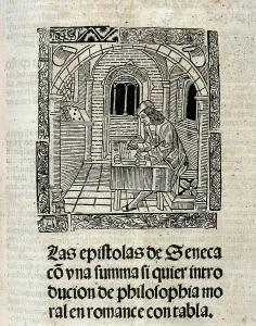 Woodcuts Prints: SENECA, Lucius Annaeus (4 BC-65)