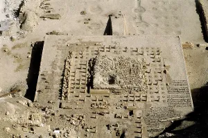 16th C Prints: SENENMUT, (16th C. BC). Temple of Hatshepsut