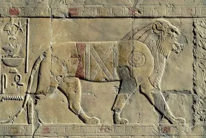 16th C Prints: SENENMUT, (16th C. BC). Temple of Hatshepsut