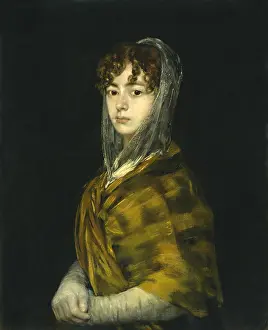 20 35 Years Old Prints: Senora Sabasa Garcia, by Francisco de Goya, c. 1806-11, Spanish painting, oil on canvas