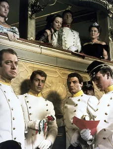 Uniform Prints: SENSO, Farley Granger (bottom, second from left), 1954