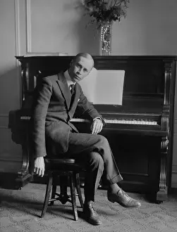 Conductor Prints: Sergei Prokofiev, Soviet Russian composer, pianist and conductor, c. 1918