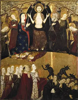 Evil Prints: SERRA, Jaume (1358-1397). Altarpiece of the Holy Sepulchre