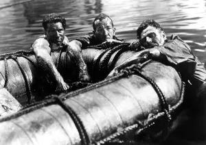 Lost Prints: IN WHICH WE SERVE, Noel Coward (center), 1942, lost at sea