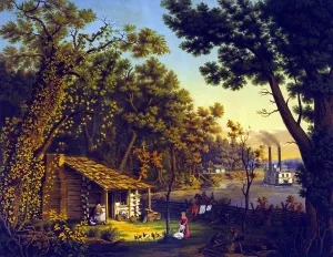 Frontier Prints: Settler's first blockhouse