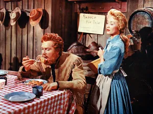 Musical Prints: SEVEN BRIDES FOR SEVEN BROTHERS, Howard Keel, Jane Powell, 1954