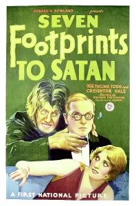 Hale Prints: SEVEN FOOTPRINTS TO SATAN, US poster art