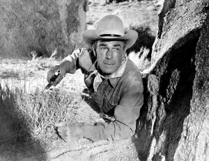 Ready For Action Prints: SEVEN MEN FROM NOW, Randolph Scott, 1956