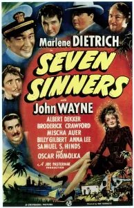 Gilbert Prints: SEVEN SINNERS, clockwise from bottom left: Billy Gilbert