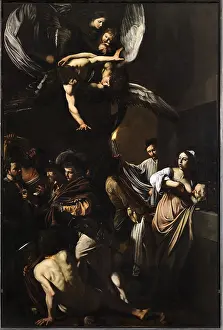 Caravaggio Prints: Seven Works of Mercy, by Merisi Michelangelo known as Caravaggio