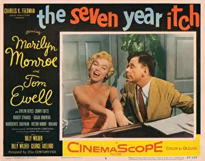 Apartment Prints: THE SEVEN YEAR ITCH, from left: Marilyn Monroe