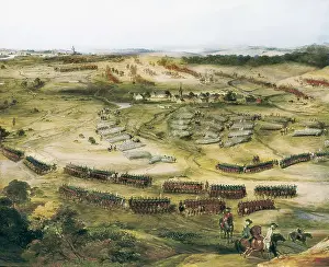 Absolutism Prints: Seven Years War (1756-1763). Battle of Hamstenbeck (26th July 1757)