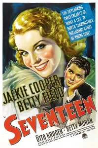 Jackie Prints: SEVENTEEN, US poster, Betty Field, Jackie Cooper, 1940