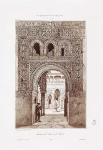 Mudejars Prints: Sevilla (19th c.). Interior of the Alczar