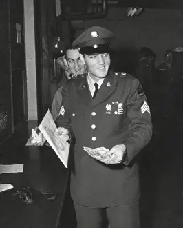 Rock N Roll Prints: Sgt. Elvis A. Presley, 32nd Armored