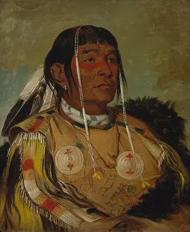 Visual Art Prints: SHA-CO-PAY, THE SIX, CHIEF OF THE PLAINS OJIBWA