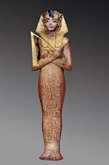 Wadi Biban El Muluk Prints: Shabti figure of the king. 1370 -1352 BC