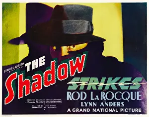 Shadow Prints: THE SHADOW STRIKES, Rod La Rocque, 1937