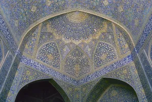 Room Prints: Shah Mosque (Masjid-e Shah), 1612-1638, 17th Century, mixed technique - Detail