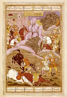 Persians Prints: Shahnameh. The Book of Kings. 16th c