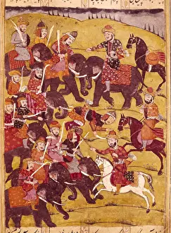 Persians Prints: Shahnameh. The Book of Kings. 16th c