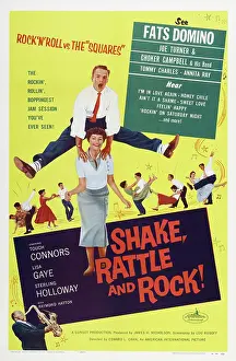 Images Dated 7th August 2014: SHAKE, RATTLE AND ROCK!, US poster art, 1956