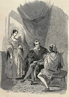 Litography Prints: SHAKESPEARE, William (1564-1616)