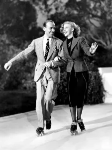 Roller Skate Prints: SHALL WE DANCE, Fred Astaire, Ginger Rogers, 1937