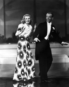Floral Print Prints: SHALL WE DANCE, Ginger Rogers, Fred Astaire, 1937