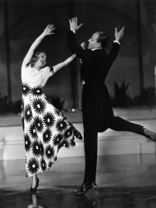 Floral Print Prints: SHALL WE DANCE, Ginger Rogers, Fred Astaire, 1937