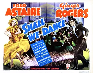 Dance Team Prints: SHALL WE DANCE, from left, Ginger Rogers, Fred Astaire, 1937