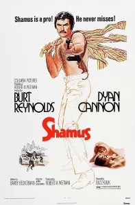 Barechested Prints: SHAMUS, US poster, Burt Reynolds, bottom from rear: Dyan Cannon, Burt Reynolds, 1973