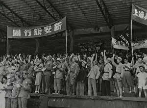 Lcgr1411 Prints: Shanghai commemorates the anniversary of the People's Liberation Army