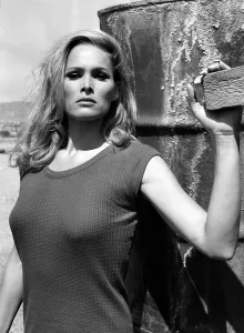 SHE, Ursula Andress at an Israeli resort while on location in Israel, 1965